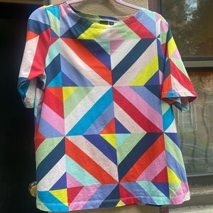 Marimekko x Uniqlo Geometric Short Sleeve Top